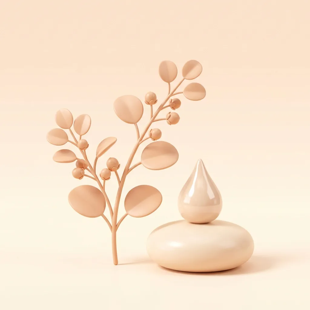 Vivaderm Serum: ilustración 3D de bakuchiol