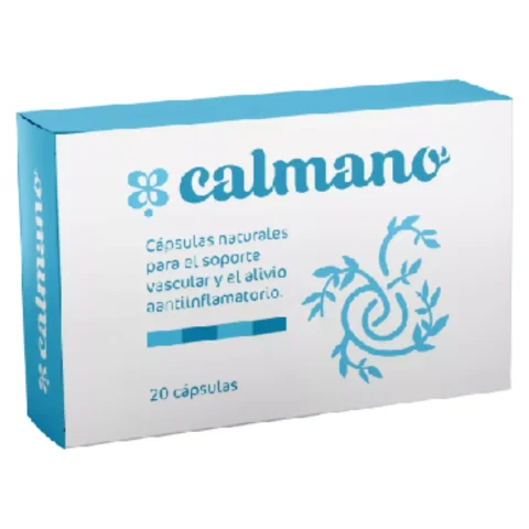 Calmano cápsulas: envase con caja de 20 cápsulas