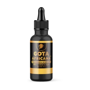 Gota Africana, bienestar masculino: envase del producto